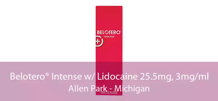 Belotero® Intense w/ Lidocaine 25.5mg, 3mg/ml Allen Park - Michigan