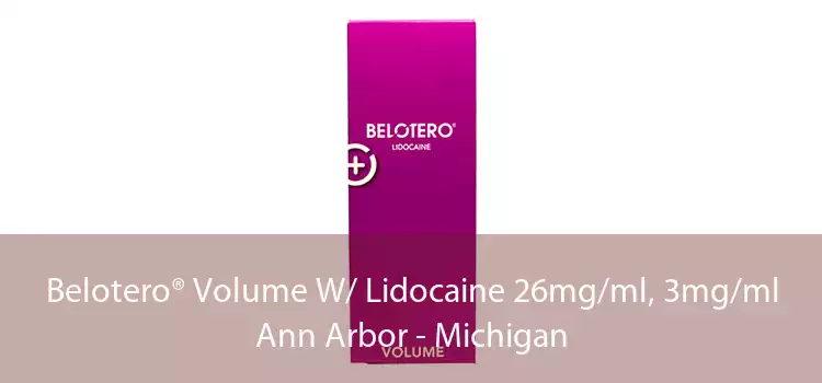 Belotero® Volume W/ Lidocaine 26mg/ml, 3mg/ml Ann Arbor - Michigan