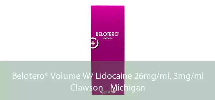 Belotero® Volume W/ Lidocaine 26mg/ml, 3mg/ml Clawson - Michigan