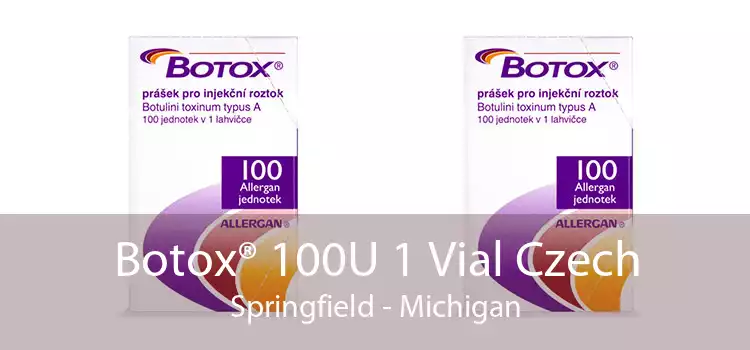 Botox® 100U 1 Vial Czech Springfield - Michigan
