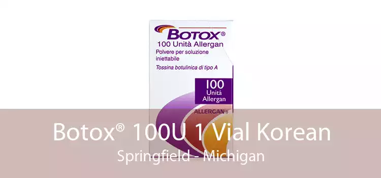 Botox® 100U 1 Vial Korean Springfield - Michigan