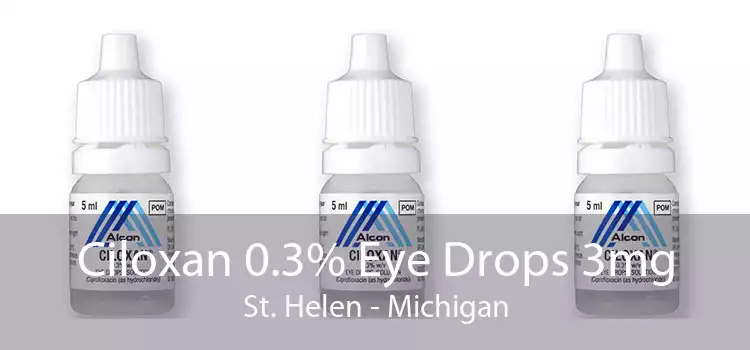 Ciloxan 0.3% Eye Drops 3mg St. Helen - Michigan