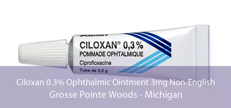 Ciloxan 0.3% Ophthalmic Ointment 3mg Non-English Grosse Pointe Woods - Michigan