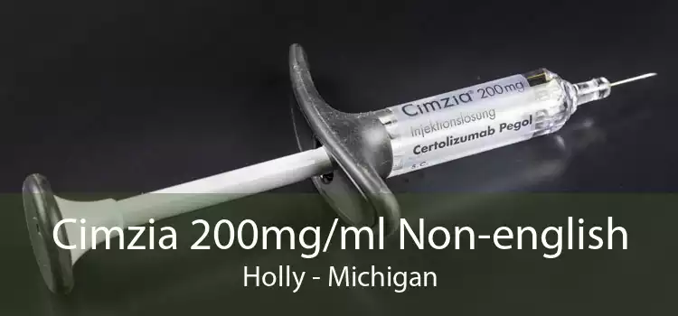 Cimzia 200mg/ml Non-english Holly - Michigan