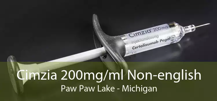 Cimzia 200mg/ml Non-english Paw Paw Lake - Michigan