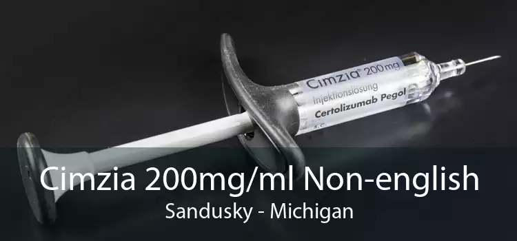 Cimzia 200mg/ml Non-english Sandusky - Michigan