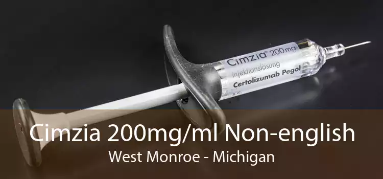 Cimzia 200mg/ml Non-english West Monroe - Michigan