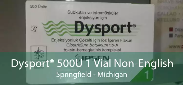 Dysport® 500U 1 Vial Non-English Springfield - Michigan