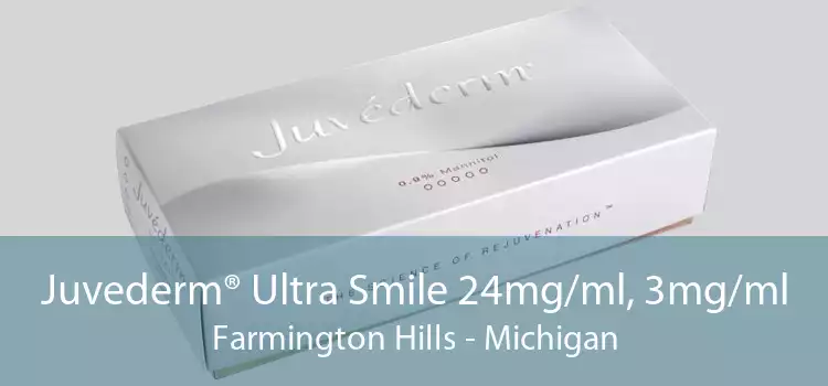 Juvederm® Ultra Smile 24mg/ml, 3mg/ml Farmington Hills - Michigan