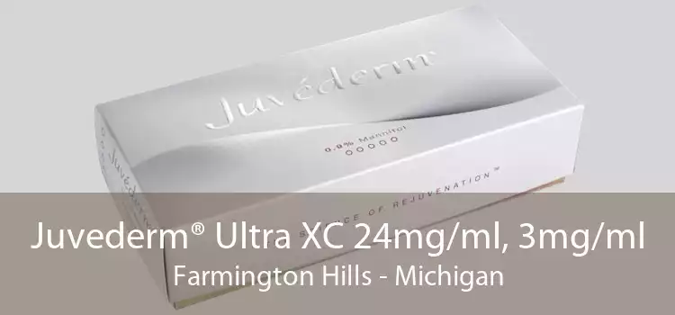 Juvederm® Ultra XC 24mg/ml, 3mg/ml Farmington Hills - Michigan