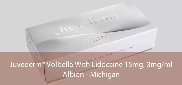Juvederm® Volbella With Lidocaine 15mg, 3mg/ml Albion - Michigan