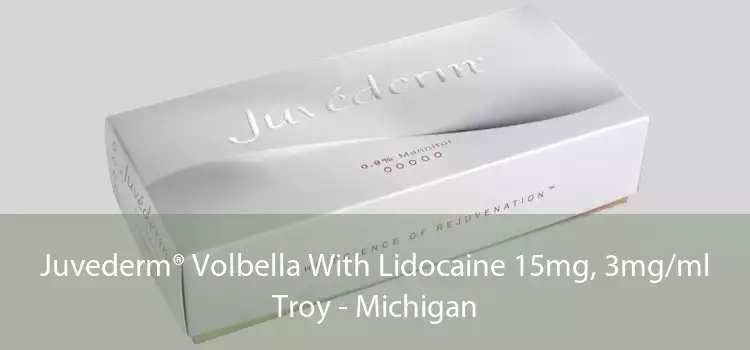 Juvederm® Volbella With Lidocaine 15mg, 3mg/ml Troy - Michigan
