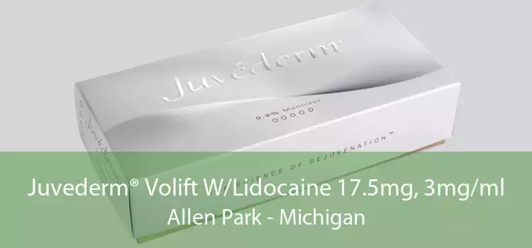 Juvederm® Volift W/Lidocaine 17.5mg, 3mg/ml Allen Park - Michigan