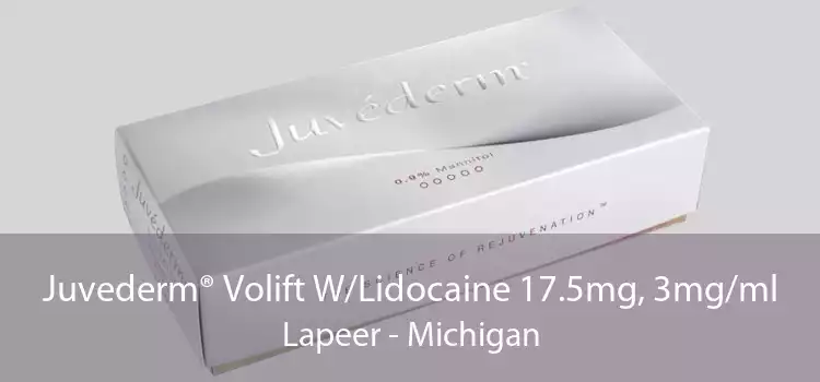 Juvederm® Volift W/Lidocaine 17.5mg, 3mg/ml Lapeer - Michigan