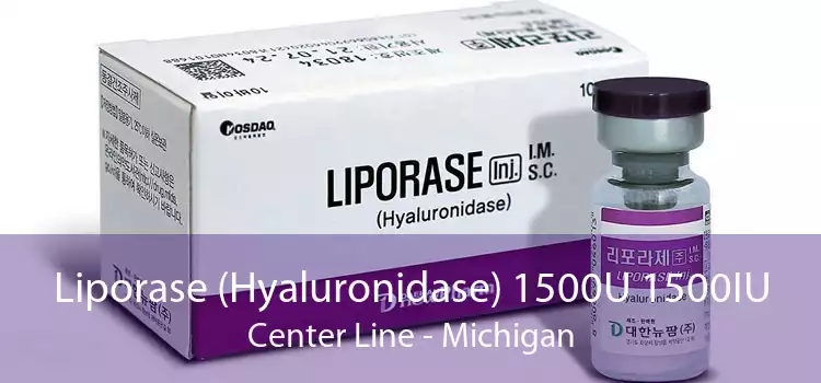 Liporase (Hyaluronidase) 1500U 1500IU Center Line - Michigan