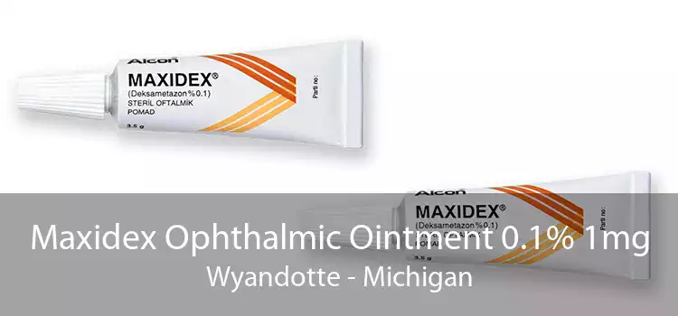 Maxidex Ophthalmic Ointment 0.1% 1mg Wyandotte - Michigan