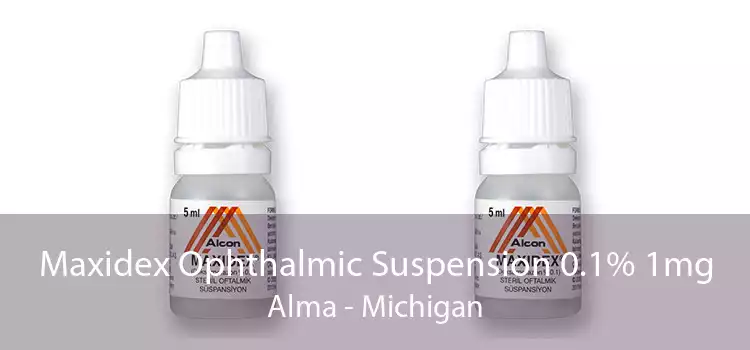 Maxidex Ophthalmic Suspension 0.1% 1mg Alma - Michigan