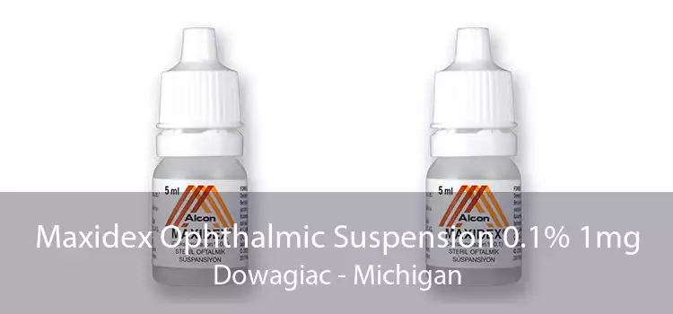 Maxidex Ophthalmic Suspension 0.1% 1mg Dowagiac - Michigan