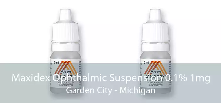 Maxidex Ophthalmic Suspension 0.1% 1mg Garden City - Michigan