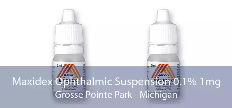Maxidex Ophthalmic Suspension 0.1% 1mg Grosse Pointe Park - Michigan