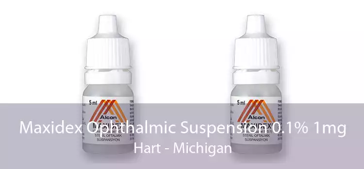 Maxidex Ophthalmic Suspension 0.1% 1mg Hart - Michigan