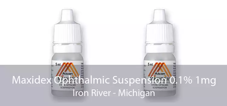 Maxidex Ophthalmic Suspension 0.1% 1mg Iron River - Michigan