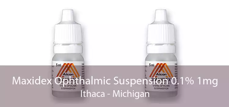 Maxidex Ophthalmic Suspension 0.1% 1mg Ithaca - Michigan