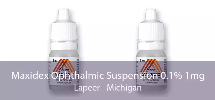 Maxidex Ophthalmic Suspension 0.1% 1mg Lapeer - Michigan