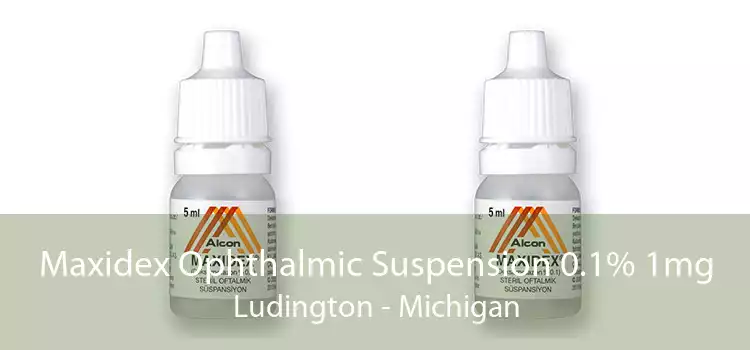 Maxidex Ophthalmic Suspension 0.1% 1mg Ludington - Michigan