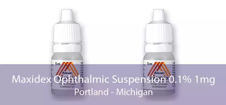 Maxidex Ophthalmic Suspension 0.1% 1mg Portland - Michigan