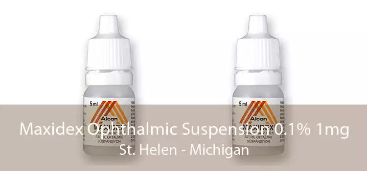 Maxidex Ophthalmic Suspension 0.1% 1mg St. Helen - Michigan
