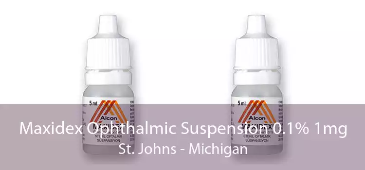Maxidex Ophthalmic Suspension 0.1% 1mg St. Johns - Michigan