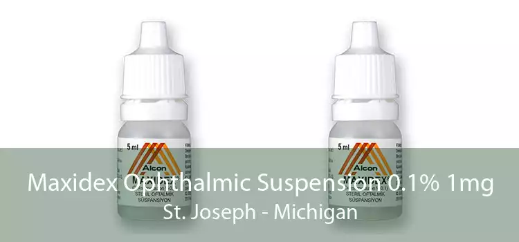 Maxidex Ophthalmic Suspension 0.1% 1mg St. Joseph - Michigan