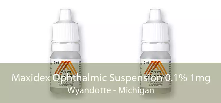Maxidex Ophthalmic Suspension 0.1% 1mg Wyandotte - Michigan