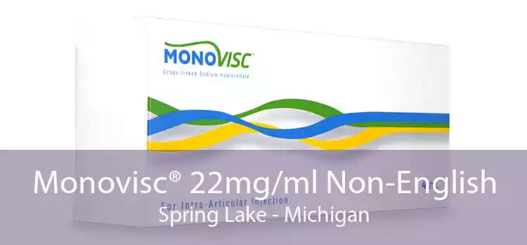 Monovisc® 22mg/ml Non-English Spring Lake - Michigan