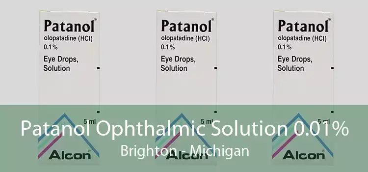 Patanol Ophthalmic Solution 0.01% Brighton - Michigan