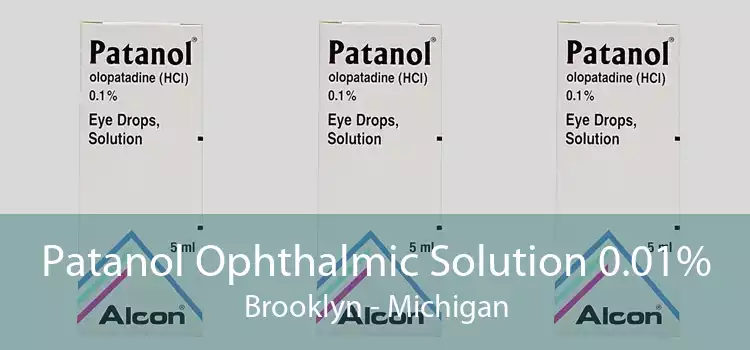 Patanol Ophthalmic Solution 0.01% Brooklyn - Michigan