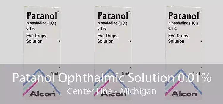 Patanol Ophthalmic Solution 0.01% Center Line - Michigan
