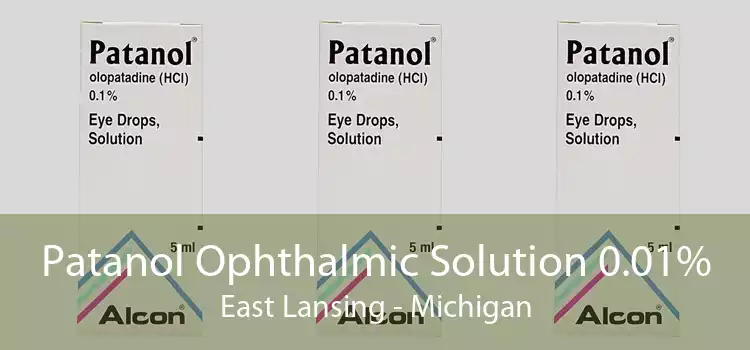 Patanol Ophthalmic Solution 0.01% East Lansing - Michigan