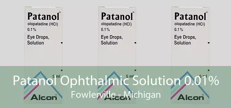 Patanol Ophthalmic Solution 0.01% Fowlerville - Michigan