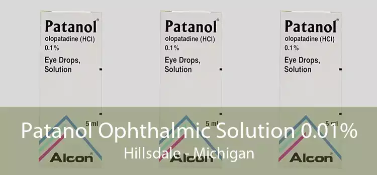 Patanol Ophthalmic Solution 0.01% Hillsdale - Michigan