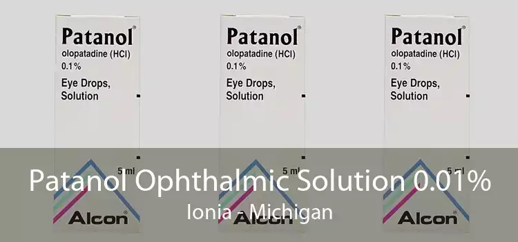 Patanol Ophthalmic Solution 0.01% Ionia - Michigan