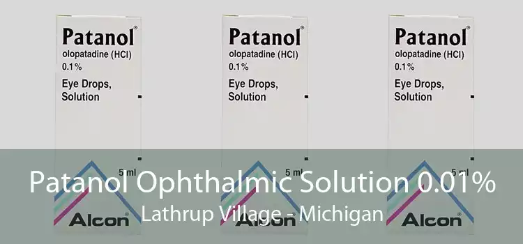 Patanol Ophthalmic Solution 0.01% Lathrup Village - Michigan