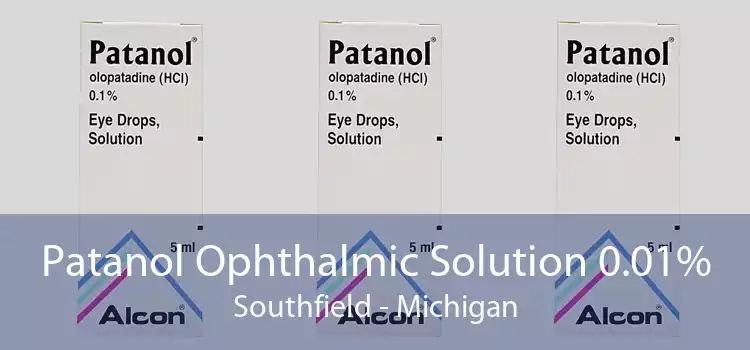 Patanol Ophthalmic Solution 0.01% Southfield - Michigan