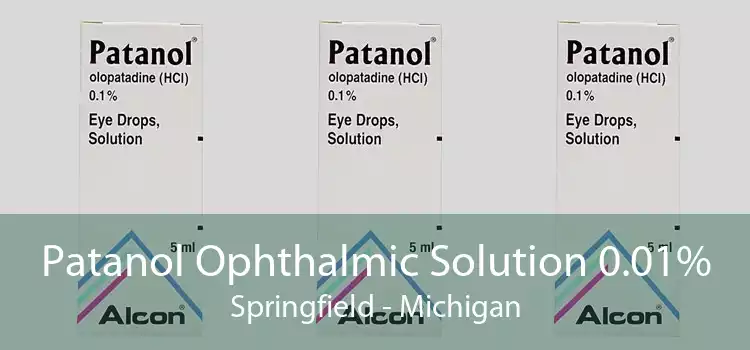 Patanol Ophthalmic Solution 0.01% Springfield - Michigan
