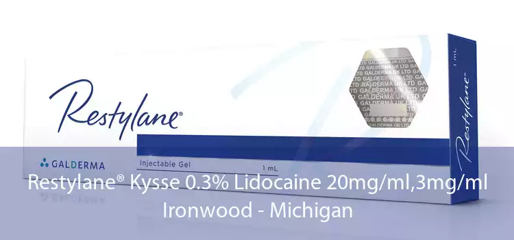 Restylane® Kysse 0.3% Lidocaine 20mg/ml,3mg/ml Ironwood - Michigan