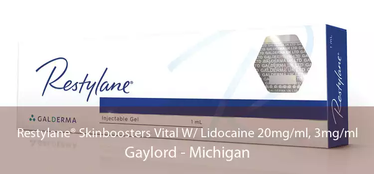 Restylane® Skinboosters Vital W/ Lidocaine 20mg/ml, 3mg/ml Gaylord - Michigan