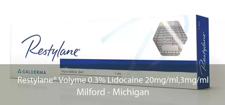 Restylane® Volyme 0.3% Lidocaine 20mg/ml,3mg/ml Milford - Michigan