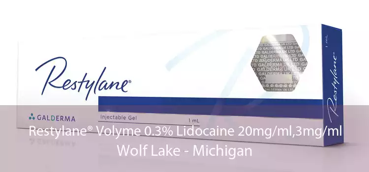 Restylane® Volyme 0.3% Lidocaine 20mg/ml,3mg/ml Wolf Lake - Michigan