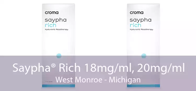 Saypha® Rich 18mg/ml, 20mg/ml West Monroe - Michigan